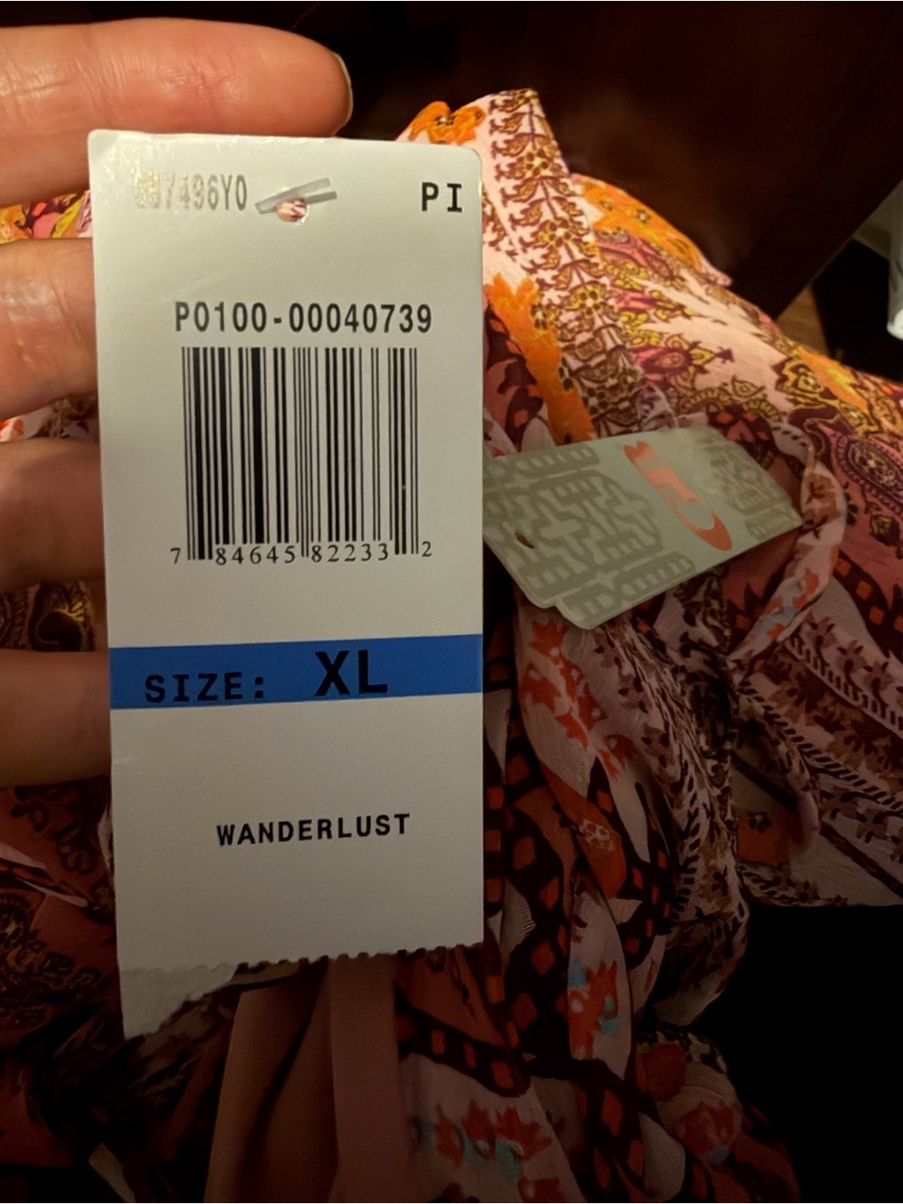 3/$30 ☀️ Gianni Bini Wanderlust Pink Orange Paisley Long Sleeve Romper - Picture 9 of 9